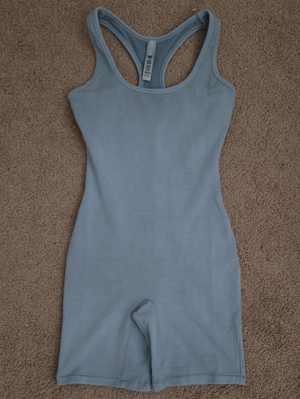 SKIMS Sky Blue Tank Romper
